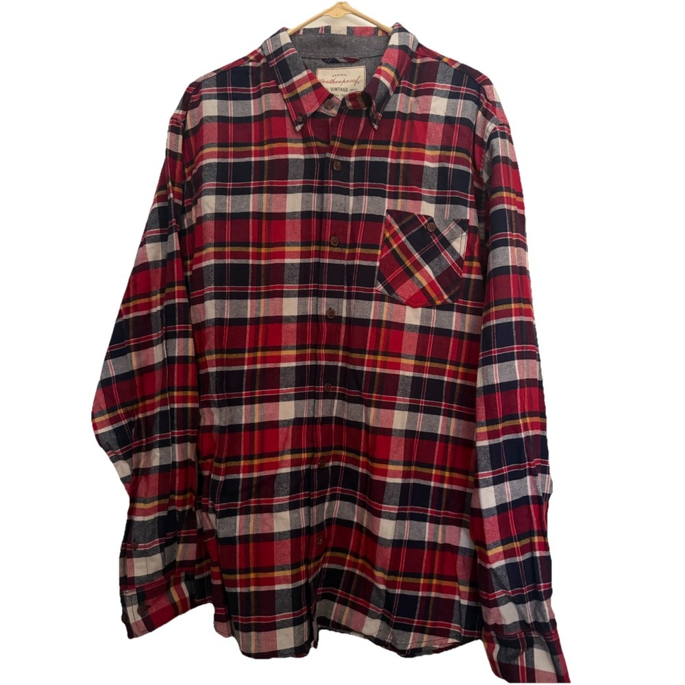Weatherproof Men's Long Sleeve Flannel XL